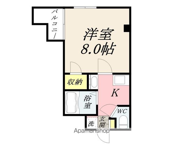 アレグリア内山下の間取り写真