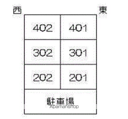 メゾンベネッセ[2DK/38.88m2]の配置図