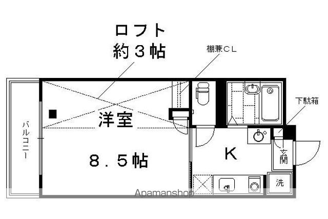 サンフェスタ東福寺の間取り写真