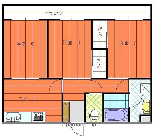 緑風館久万ノ台の間取り写真