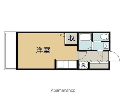 東液商事ビル３[1DK/28.51m2]の間取図