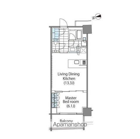 コンフォリア新宿イーストサイドタワーの間取り