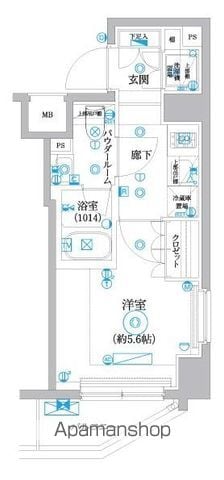 セジョリ横浜鶴見Ⅲの間取り