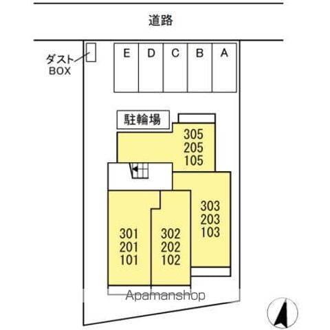 ワイズコート松鴻 303 ｜ 岐阜県岐阜市松鴻町２丁目9-8（賃貸アパート1K・3階・36.91㎡） その10