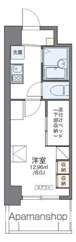 【レオパレスＧＲＥＥＮ　ＨＩＬＬの間取り】