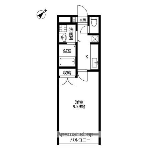 アンプルール クラージュ CUREの間取り写真