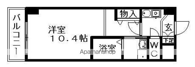 サウス名駅の間取り写真