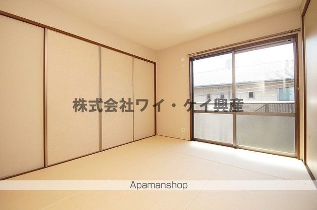 ペルレ　Ａ棟[3DK/62.87m2]のバルコニー
