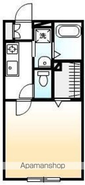 エステート　ユリＡ[1K/27.08m2]の間取図