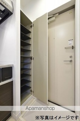 プランドール平安通[1K/21.98m2]の玄関