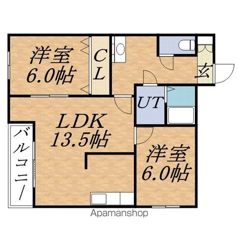 メゾンドブーケパークの間取り写真