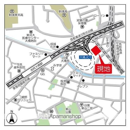 クロスエアタワー[1K/36.72m2]の外観2