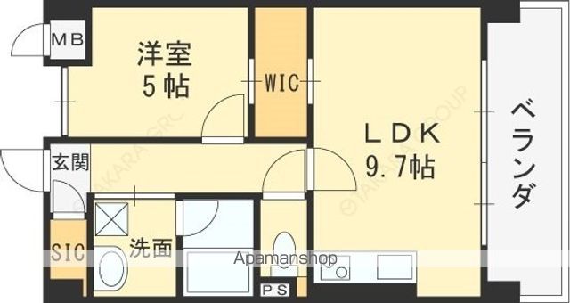 グリーンコート東小路の間取り写真
