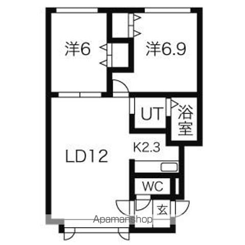 アファームド南平岸の間取り写真