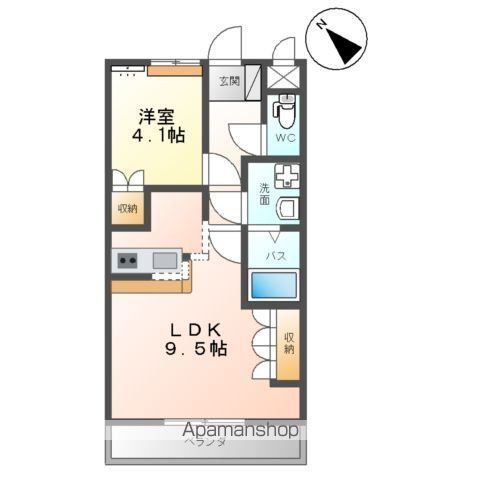 エスポアールＢ 107 ｜ 茨城県神栖市波崎8266-1-2（賃貸アパート1LDK・1階・36.00㎡） その2