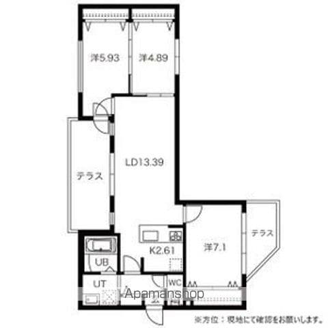 CITY PREMIER北6条の間取り写真
