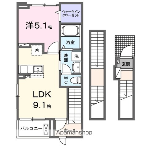 【ベル・アンジュの間取り】