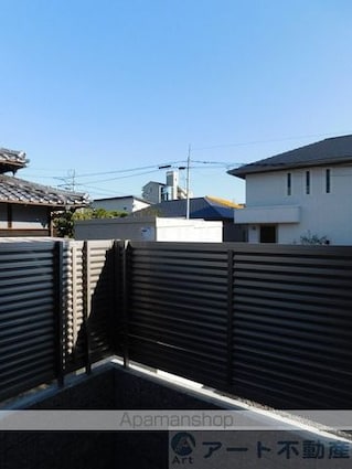 愛媛県松山市木屋町４丁目[1K/33.86m2]のバルコニー