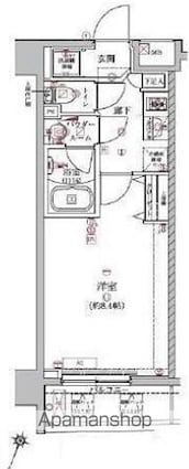 東京都文京区大塚２丁目[1K/25.52m2]の間取図