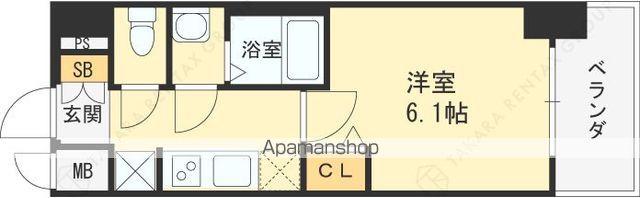 プレサンス野江内代ペルティエの間取り写真