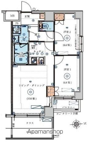 【リヴシティ墨田の間取り】