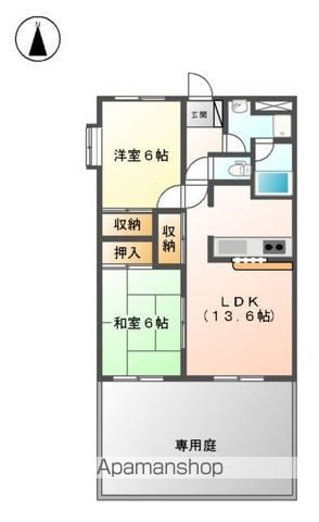 エルハイム春日の間取り