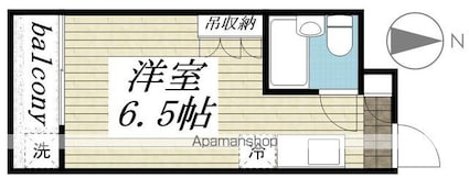 メゾン・ド・シルフ[1R/14m2]の間取図