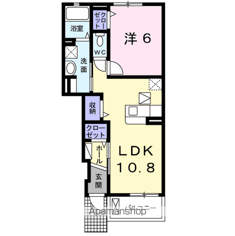 ＣＡＳＡ二本松４の間取り