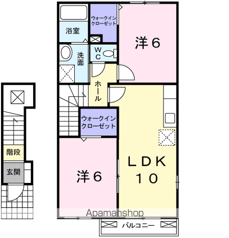 メゾン　ブリーズ　Ⅱの間取り