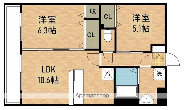 GLANZ末吉の間取り写真