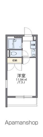 【レオパレスＡＳＡＧＡⅡの間取り】