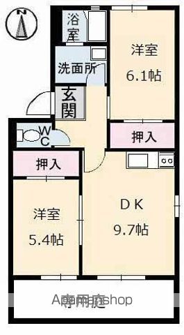 プライムハウス A棟の間取り写真