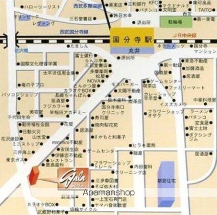 東京都国分寺市南町３丁目[1K/22.8m2]の周辺9