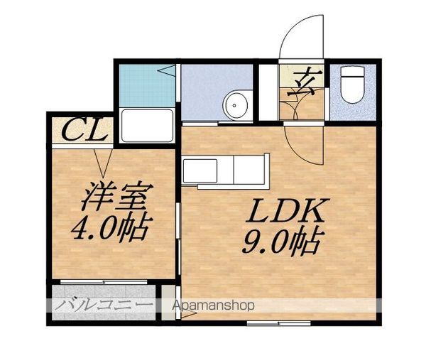 プレシェルト南円山の間取り写真