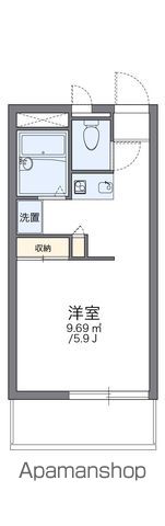 レオパレス新原の間取り写真