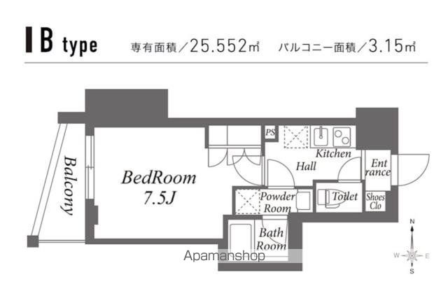 ZOOM池袋WESTの間取り写真