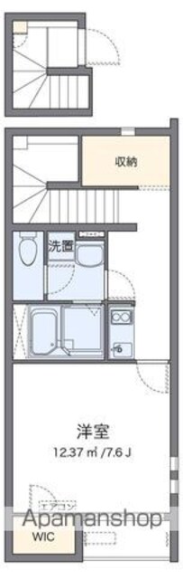 クレイノＮＳ[1K/32.17m2]の間取図