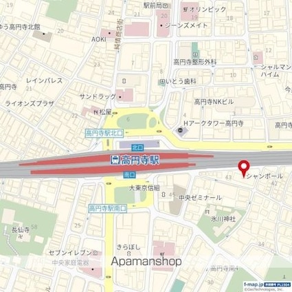 シャンボール高円寺駅前[2K/34.96m2]の周辺9