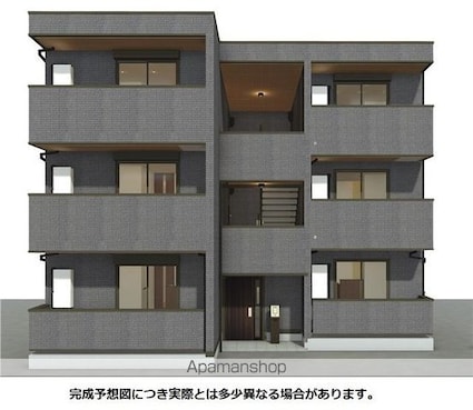 Ｄ　ｃｒｅｓｔ八幡２丁目[1LDK/40.52m2]の外観