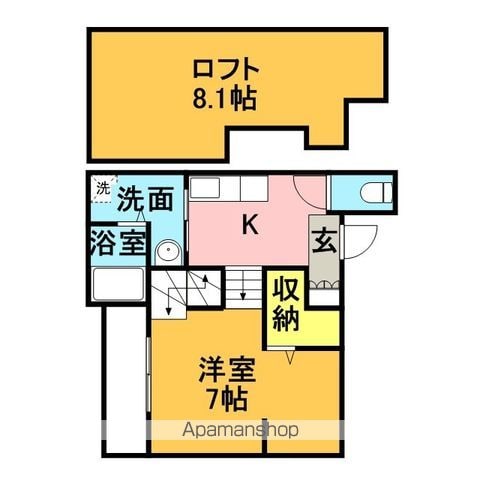 サニーヒル大橋東の間取り写真