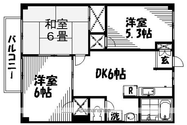 ニューシティ西川の間取り写真