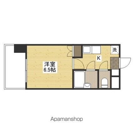 ＮＥＷ’Ｓ壱番館[1K/20.46m2]の間取図