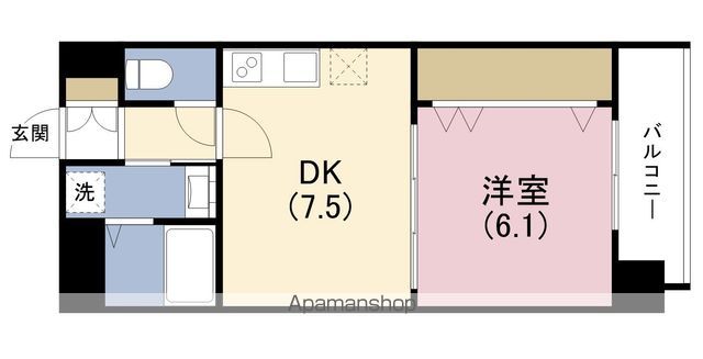 アルグラッド新福島の間取り写真