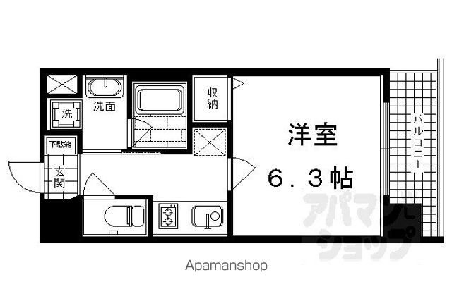 アスヴェル京都堀川高辻の間取り写真