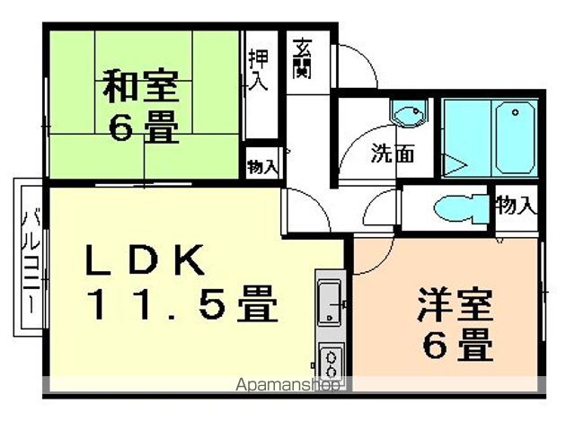 セジュールME秀の間取り写真
