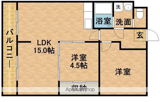 エルコンフォールの間取り写真