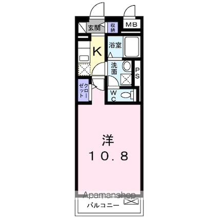 グラン　ソレーユ[1K/31.17m2]の間取図