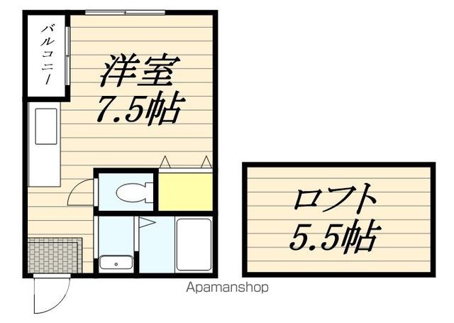 福岡市博多区博多駅前のマンションの間取り