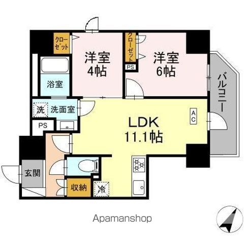 K.H.Mビルの間取り写真