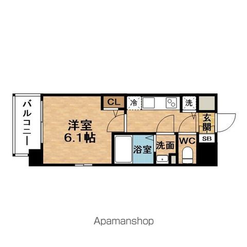ESLEADRESIDENCE大阪福島EASTの間取り写真